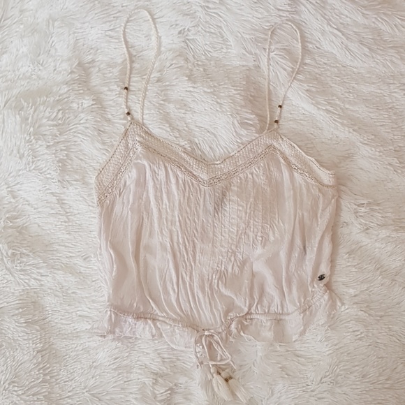 American Eagle Outfitters Tops - 🏷FINAL PRICE‼American Eagle Lace Boho Crop Top